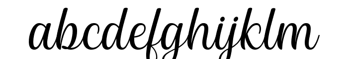 Angela Script Regular Font LOWERCASE