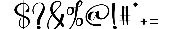 Angela Signature Font OTHER CHARS