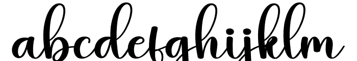 Angela Signature Font LOWERCASE