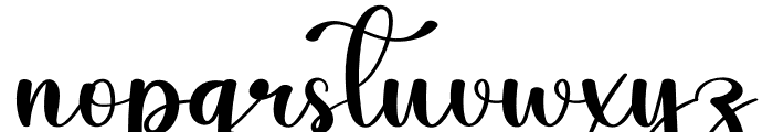 Angela Signature Font LOWERCASE