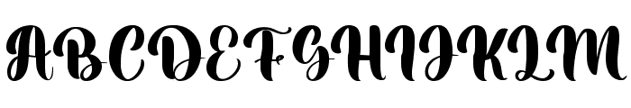 Angelic Writing Font UPPERCASE