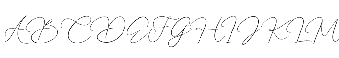 Angelica Boutique Font UPPERCASE