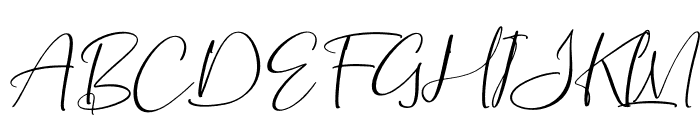Angelica Italic Font UPPERCASE