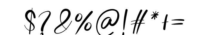 Angelica Signature Font OTHER CHARS