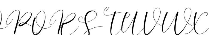 Angelica Signature Font UPPERCASE