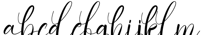 Angelica Signature Font LOWERCASE