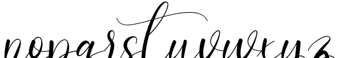 Angelica Signature Font LOWERCASE