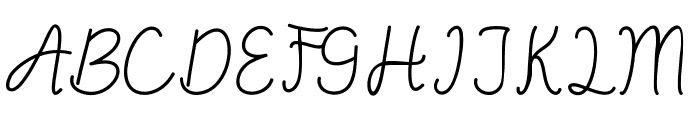 Angelica script Font UPPERCASE