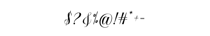 AngelinCalligraphy Font OTHER CHARS