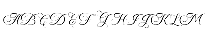 AngelinCalligraphy Font UPPERCASE