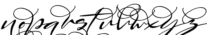 AngelinSwash-Italic Font LOWERCASE