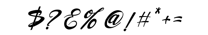 AngelinTitling-Italic Font OTHER CHARS