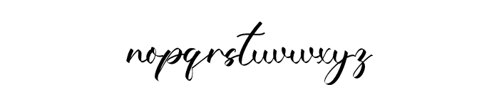 Angeline Camelia Font LOWERCASE