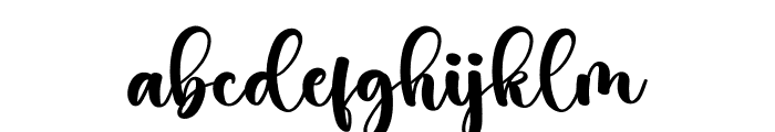 Angeline Wedding Font LOWERCASE