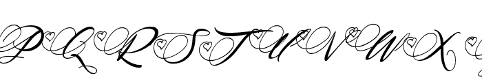 Angelinss01-Italic Font UPPERCASE
