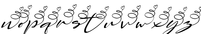 Angelinss01-Italic Font LOWERCASE