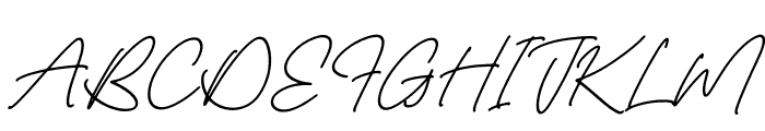 Angelique Italic Font UPPERCASE