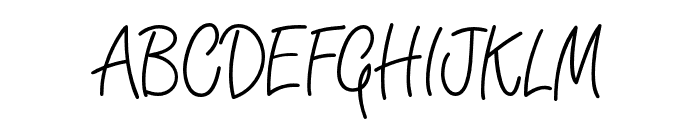 AngeliqueRose-Regular Font UPPERCASE