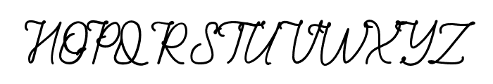 Angelis-Regular Font UPPERCASE