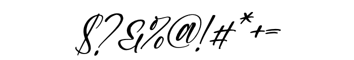 Angellica Italic Font OTHER CHARS