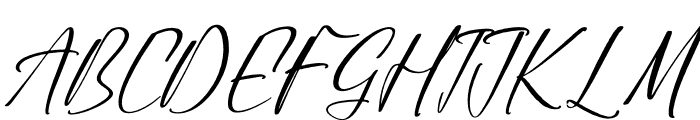 Angellica Italic Font UPPERCASE