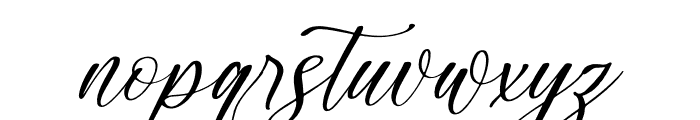 Angellica Italic Font LOWERCASE
