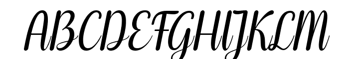 Angelly Markle Italic Font UPPERCASE