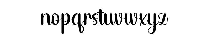 Angelly Markle Font LOWERCASE