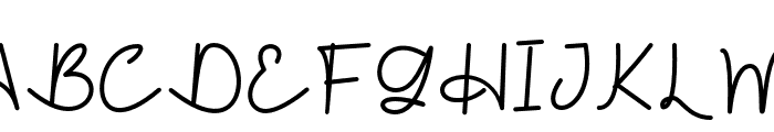 Angeltown Font UPPERCASE