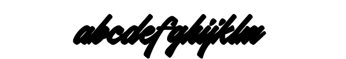 Angeltypes Script Layered Font LOWERCASE