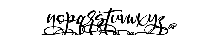 Angelynn Titling Italic Font LOWERCASE
