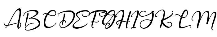 AngelynnSwash-Italic Font UPPERCASE
