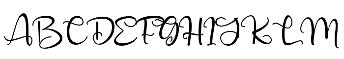 AngelynnSwash Font UPPERCASE