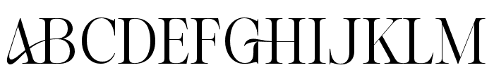 Angenia-Regular Font UPPERCASE