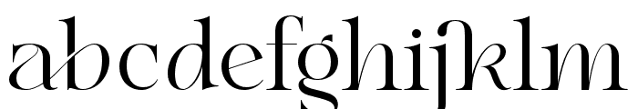 Angenia-Regular Font LOWERCASE