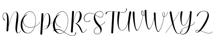Angesia Font UPPERCASE