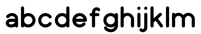 Angesicht Rounded Bold Font LOWERCASE