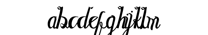 Anggita Font LOWERCASE