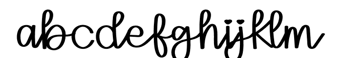 Angglea Wedding Font LOWERCASE