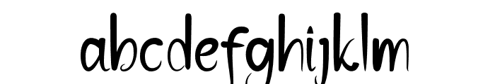 Angilova Font LOWERCASE