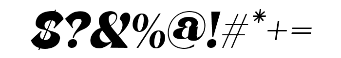 Angina Display Italic Regular Font OTHER CHARS