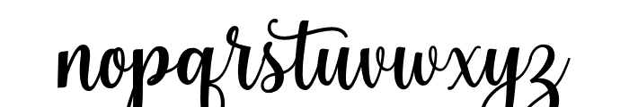 AngistaScript Font LOWERCASE
