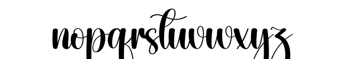 Angista Font LOWERCASE
