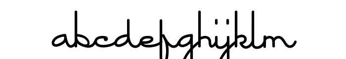 Angkoh Regular Font LOWERCASE