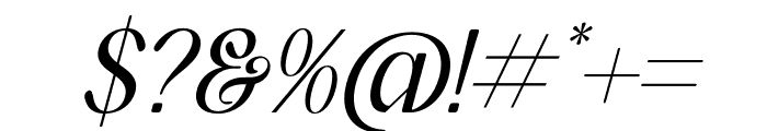 Angkola Italic Font OTHER CHARS