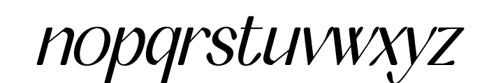 Angkola Italic Font LOWERCASE