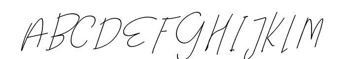 Angle Rose Bold Italic Font UPPERCASE