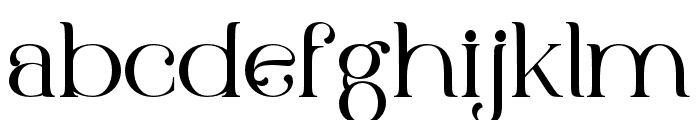 Angle Things Regular Font LOWERCASE