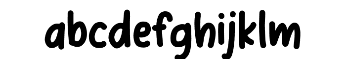 Anglela Regular Font LOWERCASE