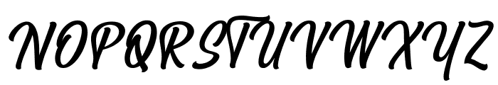 Angler Font UPPERCASE